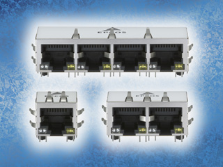 RJ45局域網插座: 愛普科斯低插入損耗、高噪聲抑制產品