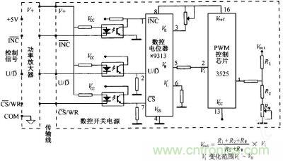 數控開關電源控制原理圖