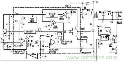 開關電源原理框圖