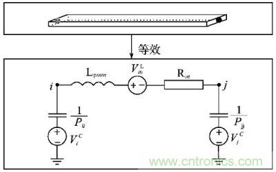 任意兩節點間的等效電路模型