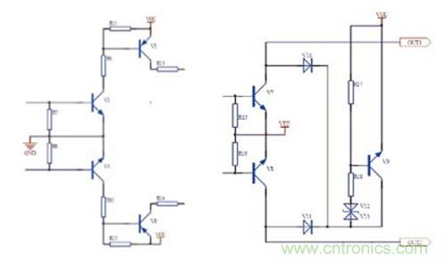 圖4：放大極電路 圖5：驅動與保護電路