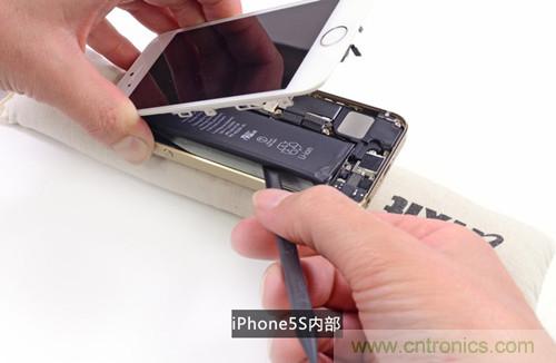 土豪金iPhone 5S拆解：內部結構升級，維修難度增加