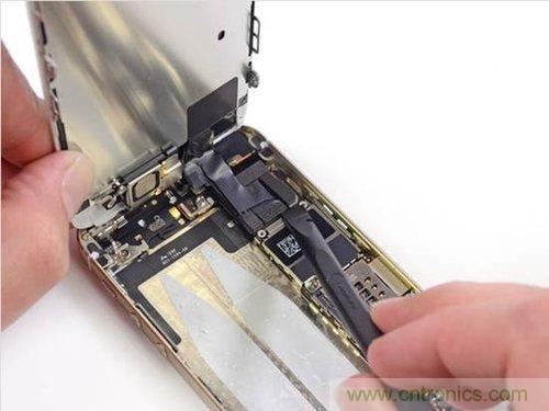 土豪金iPhone 5S拆解：內部結構升級，維修難度增加