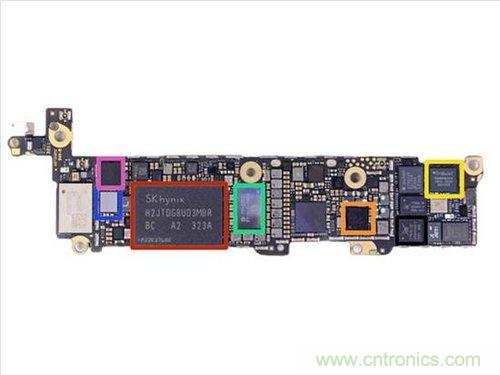 土豪金iPhone 5S拆解：內部結構升級，維修難度增加