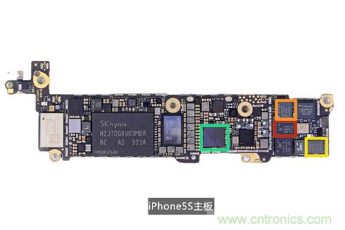 土豪金iPhone 5S拆解：內部結構升級，維修難度增加