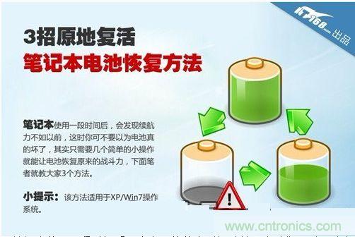 三大方法幫你的筆記本電池恢復“戰斗力”