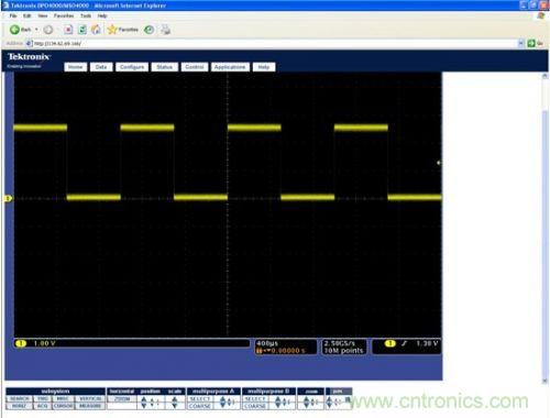 網絡驅動示波器可通過瀏覽器遠程訪問