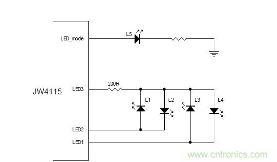 技術(shù)控：支持5顆LED顯示燈的移動電源設計及其電路圖