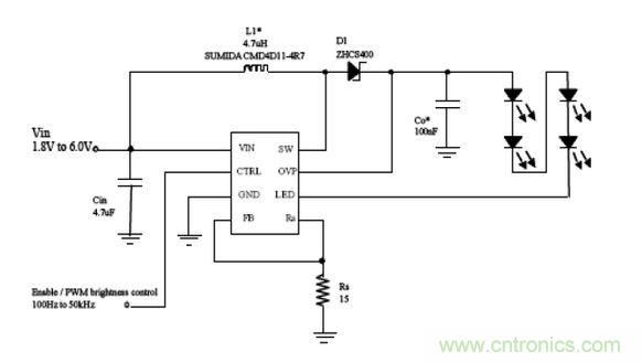 白光 LED 恒流驅(qū)動器 IC