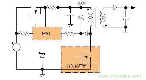 預穩壓器簡化轉換器設計，能夠使用更小、更低成本的元器件