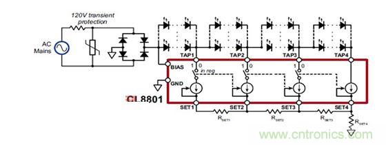 無電解電容電源系統的原理圖