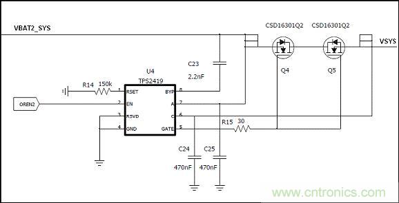 基于bq24161+TPS2419雙電池供電方案的設計分析