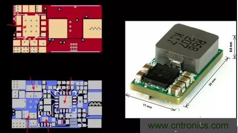 25A同步降壓型轉換器pcb布局和實施方案