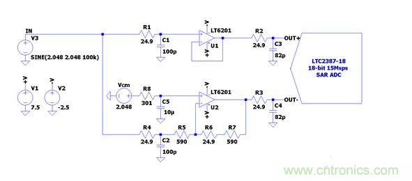 LTC2387-18轉換器電路圖