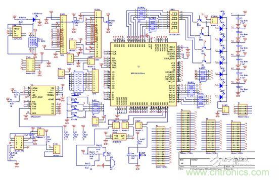 最小系統電路設計的總體電路原理圖