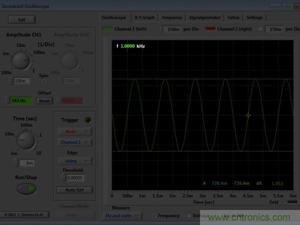 利用軟件和簡單電路就能把電腦音效卡變成示波器