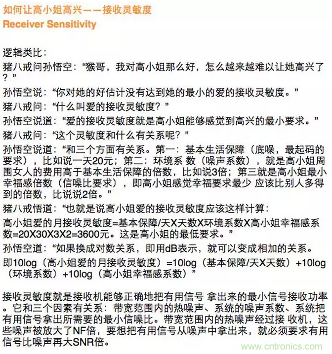 這樣比喻無線通信中的那些專業術語，也是沒誰了