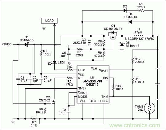 優(yōu)化DS2715電池充電器的負載切換功能