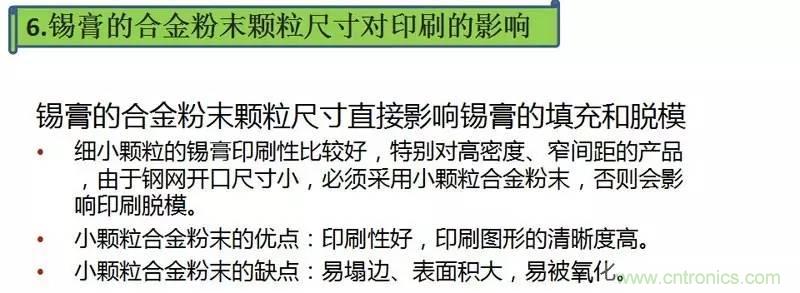 解密SMT錫膏焊接特性與印刷工藝技術及不良原因分析 !