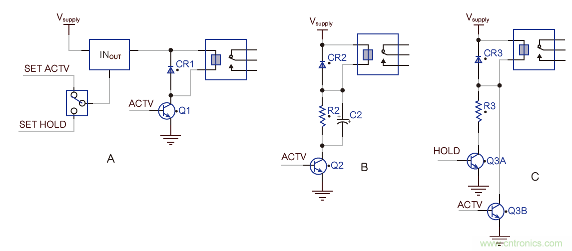 利用繼電器和電磁線圈節省功耗