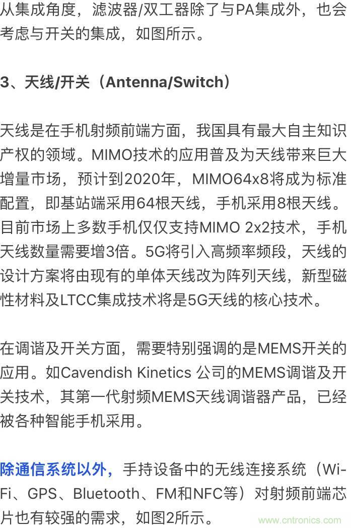 關于手機射頻芯片知識，你還不知道的事！