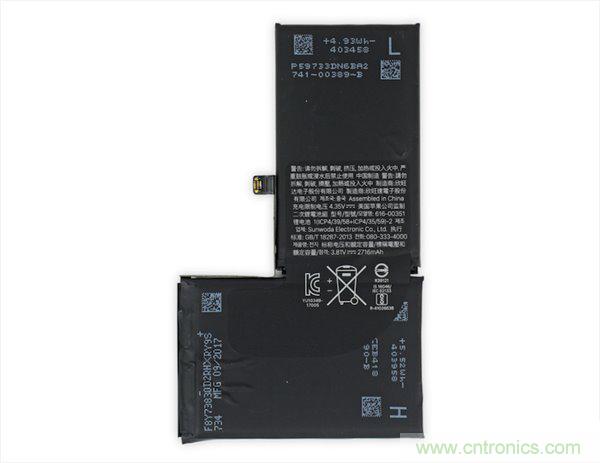 蘋果iPhone X iFixit拆解報告：雙層主板+雙單元電池