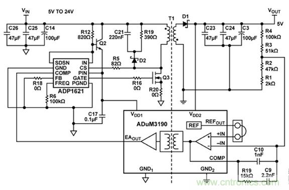 如何隔離單電源工業機器人系統中的高電壓