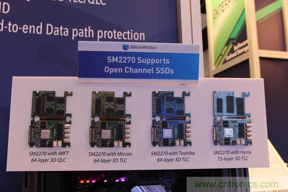 慧榮科技在2018年閃存峰會上推出全新雙模企業級SSD控制芯片解決方案