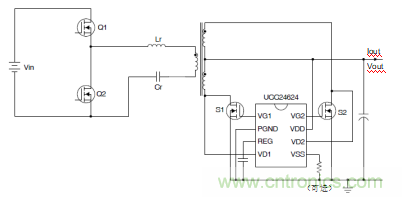 使用UCC24624同步整流器控制器提高LLC諧振轉換器的效率