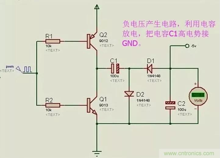 如何利用MCU的PWM產生負電壓