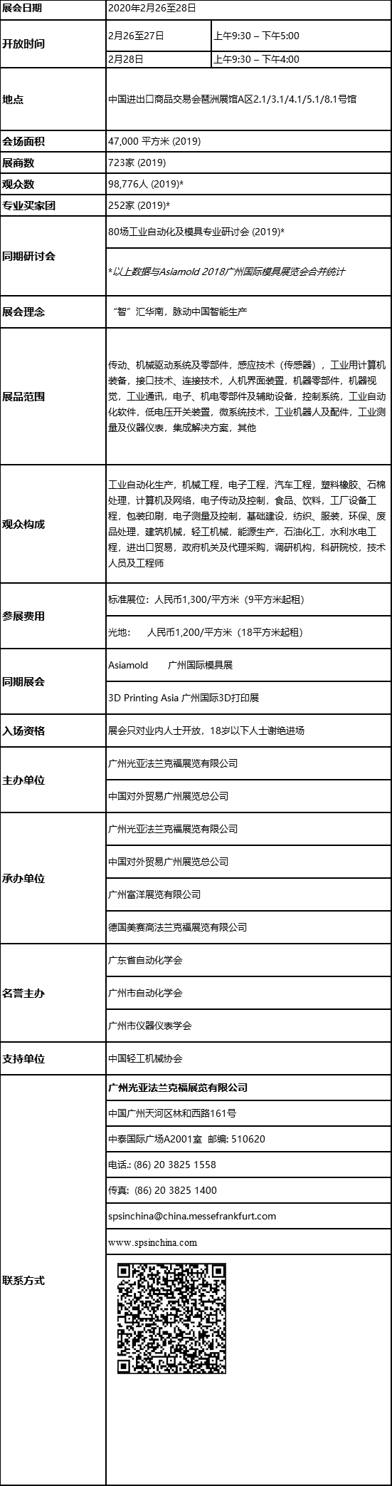 SIAF廣州國際工業自動化技術及裝備展覽會