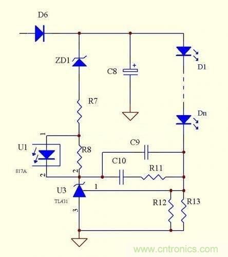 LED驅動電源：3個電路巧妙利用TL431來恒流！