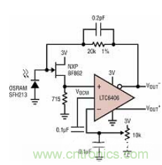 差分 I/O 放大器在一個單端應用中該如何使用？又會發生怎樣的效果？