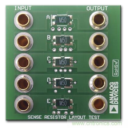 改進低值分流電阻的焊盤布局，優化高電流檢測精度