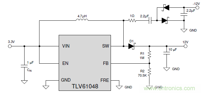 專業音頻應用中生成負電源軌的方案