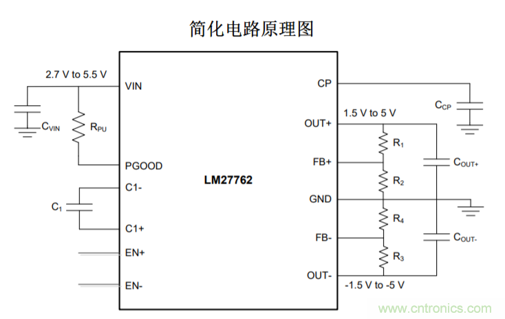 專業音頻應用中生成負電源軌的方案