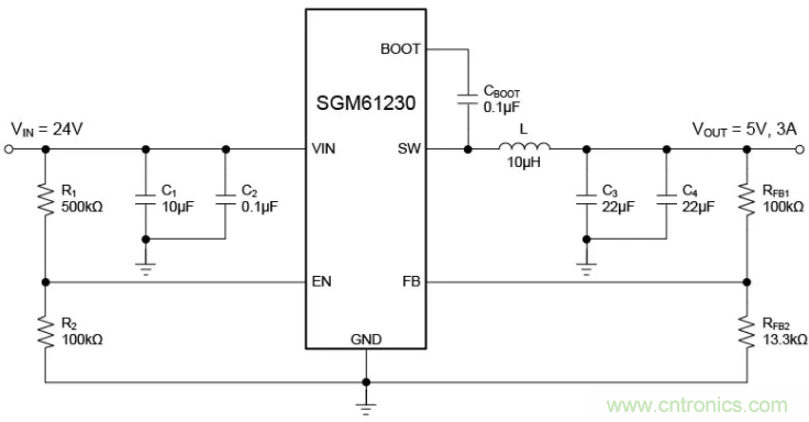 圣邦微電子同步降壓轉換器SGM61230，為抗擊極限過載而生