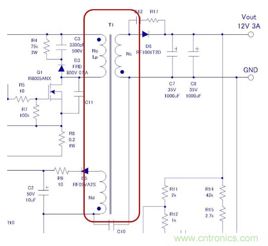 絕緣型反激式轉換器電路設計：變壓器設計（數值計算）