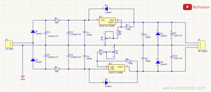 怎樣構建可調線性AC-DC電源供用戶自由調節？