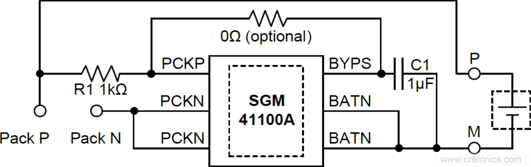 小封裝、微功耗小微電池保護(hù)器SGM41100A