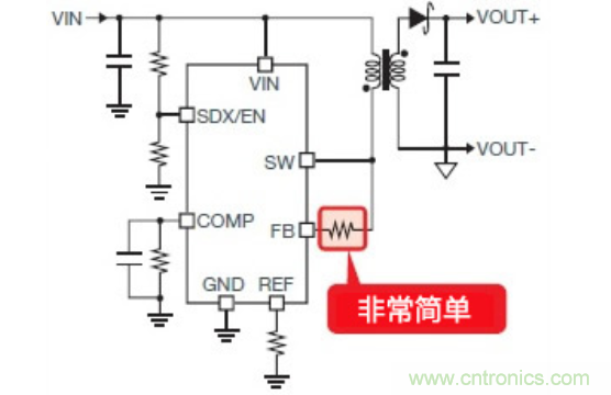 無需光耦的隔離型反激式DC/DC轉換器（1）