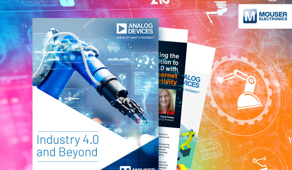 貿澤與ADI聯手推出新電子書《Industry 4.0 and Beyond》