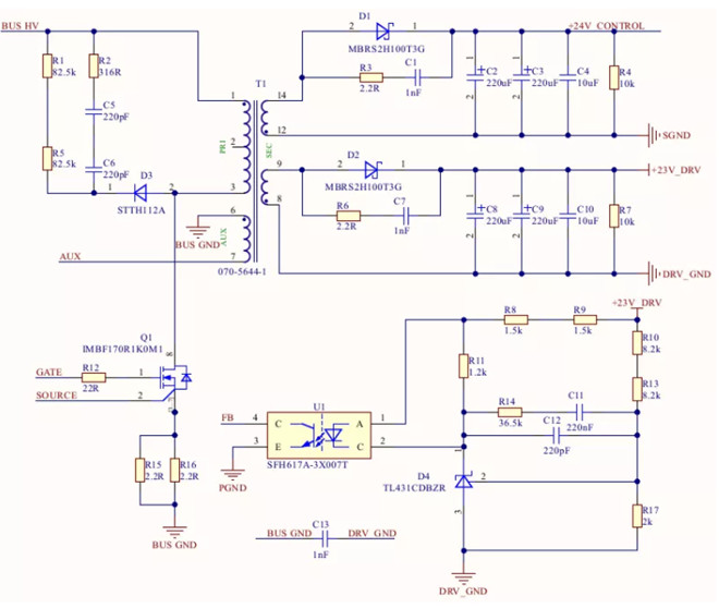 開關電源中的局部放電