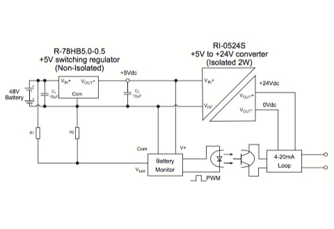 開關穩壓器和 DC/DC 轉換器組合