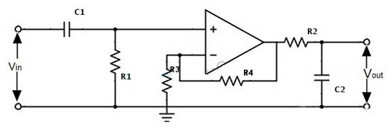 有源帶通濾波器的常見類型及應用電路