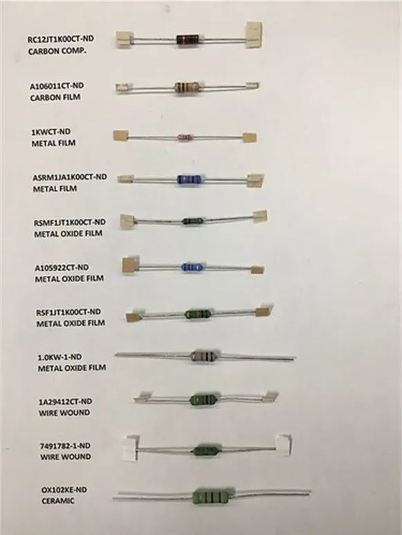 對照一下，你了解幾種電阻？