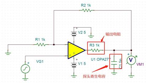 運算放大電路振鈴產生的原因及解決方法