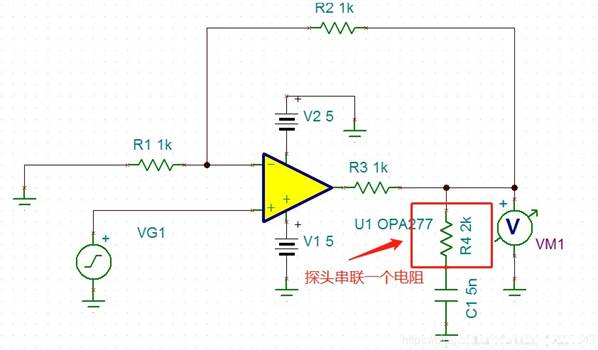 運算放大電路振鈴產生的原因及解決方法