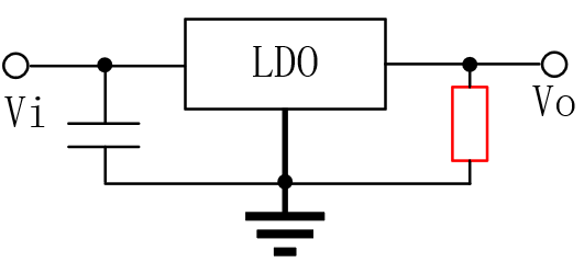 LDO輸出為什么并聯接地電阻？