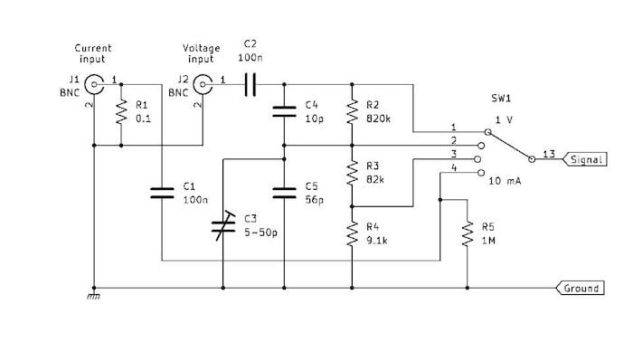 設(shè)計(jì)寬帶模擬電壓和電流表